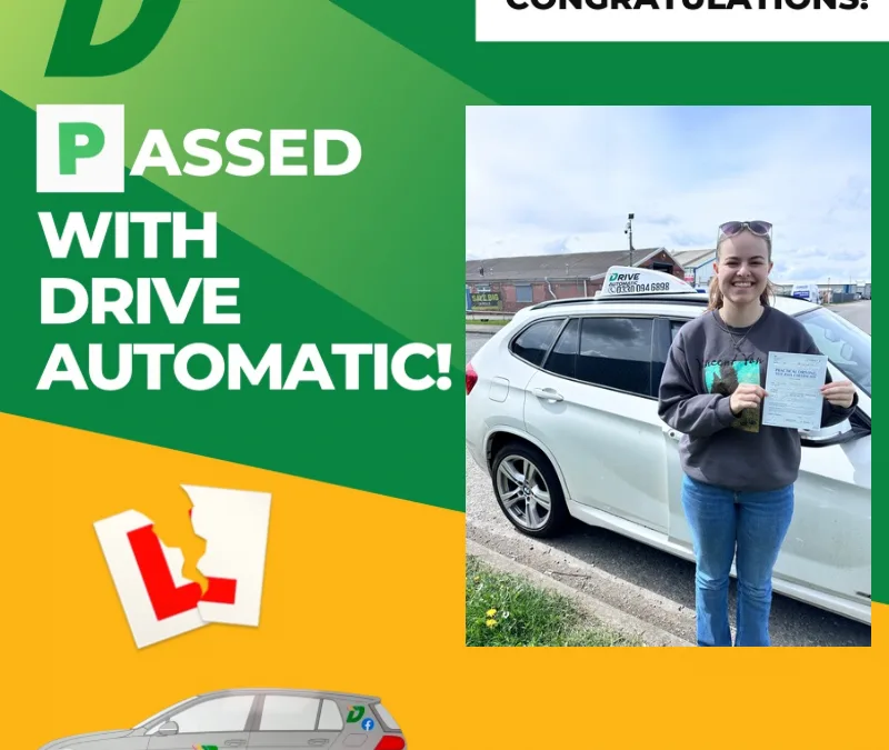 Phoebe passed first time in just 20 hours!!