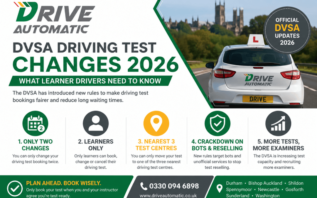 DVSA Driving Test Changes 2026: What Learner Drivers Need to Know