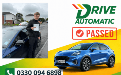 Michael Passes First Time at Darlington Test Centre with a Perfect Zero-Minor Drive! 🎉