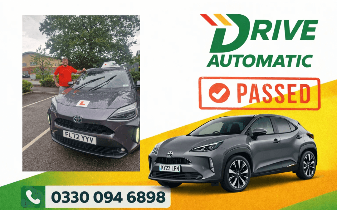 Michael Passes His Driving Test in Durham After Just 11 Hours of Automatic Driving Lessons