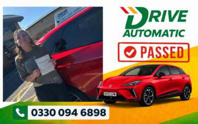 A huge congratulations to Esther from Stanhope, who passed her driving test at Durham Test Centre today — on her very first attempt and with ZERO driving faults! 🎉🚗