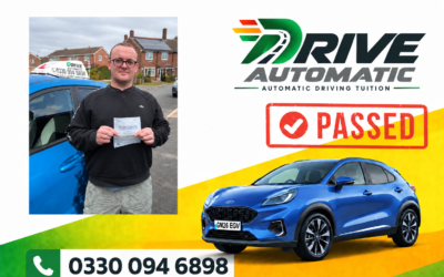 Liam Passes His Driving Test First Time in Darlington! 🚗🎉